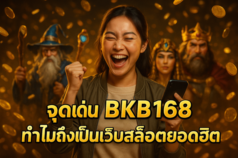 จุดเด่น BKB168 ทำไมถึงเป็นเว็บสล็อตยอดฮิต
